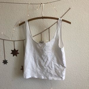 Plain White Crop Top